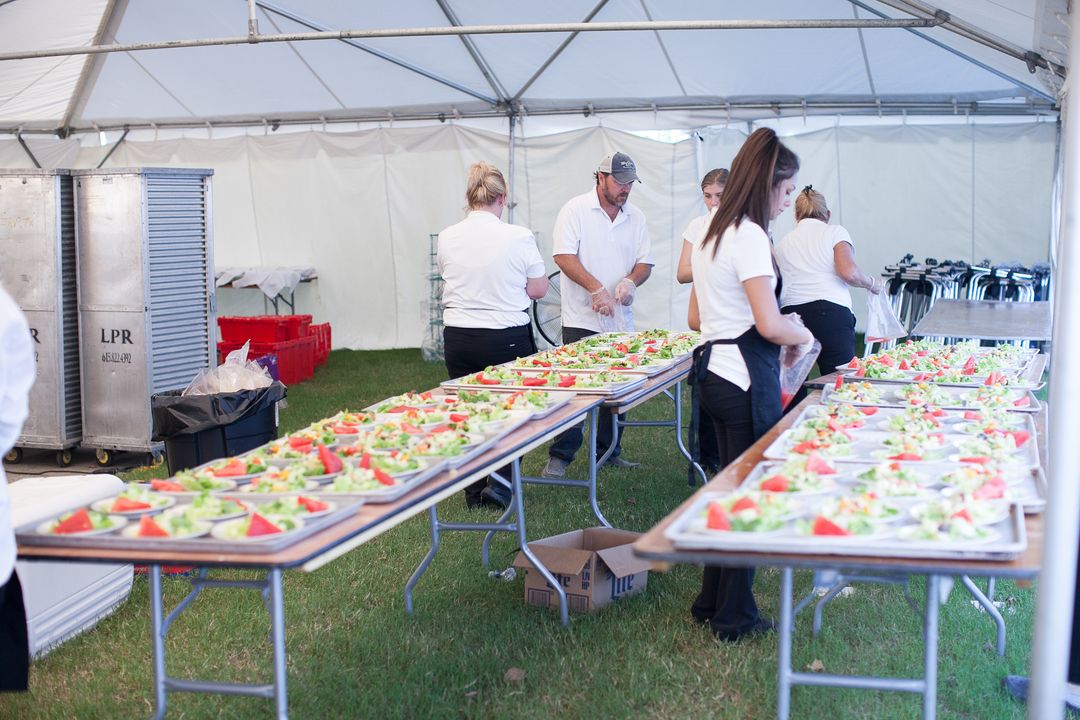 Catering best sale tent rental