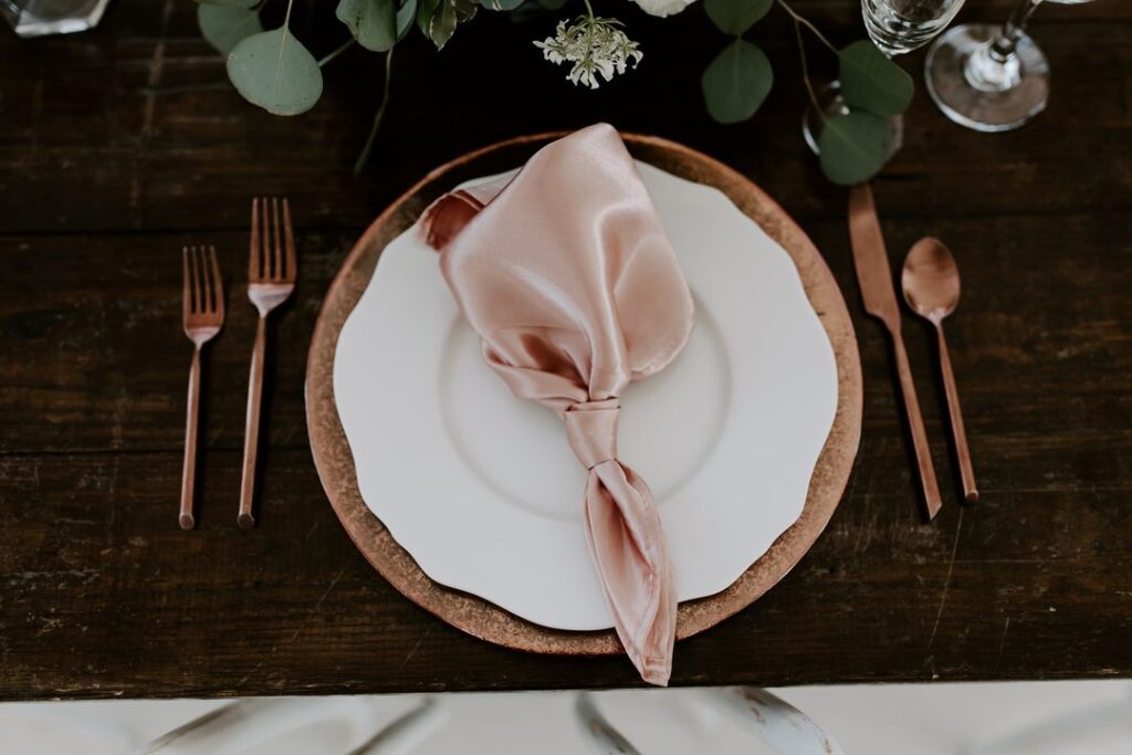 Rust Linen Napkin - Divine Event Rentals