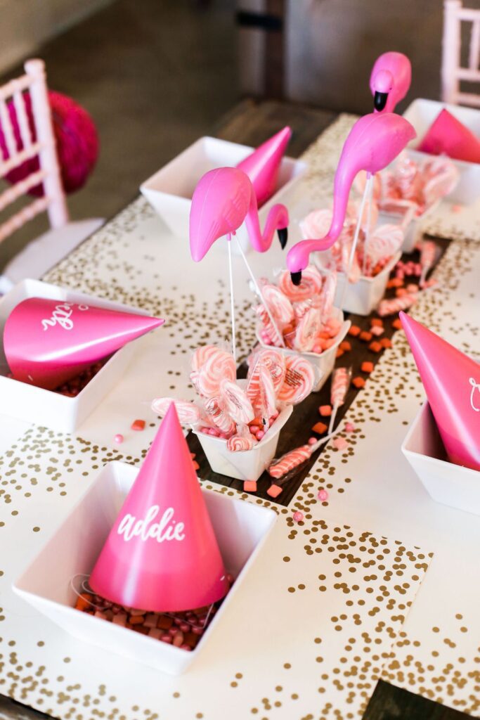 barbiecore event table