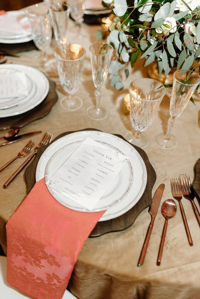 urban chic table setting