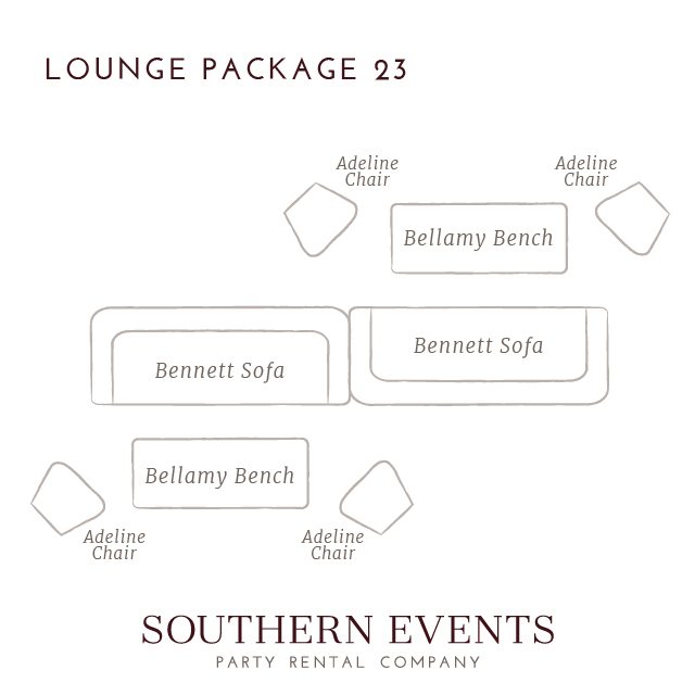 Bennett Leather Sofa Archives Southern Events Party Rental