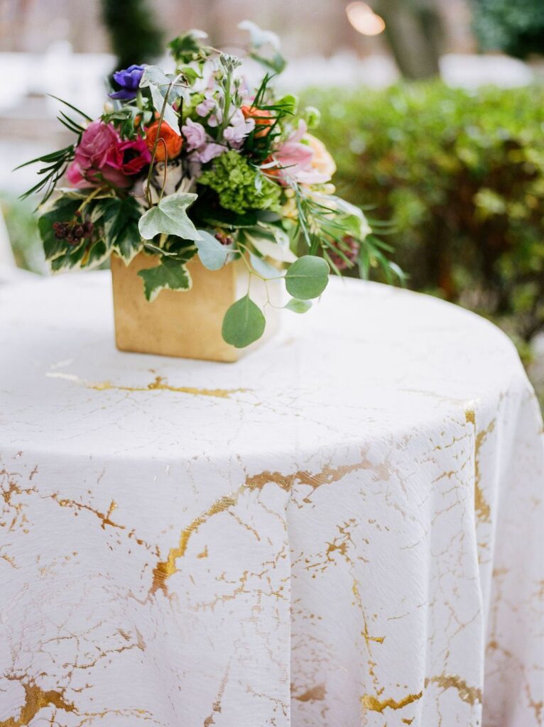 gold furrow linens