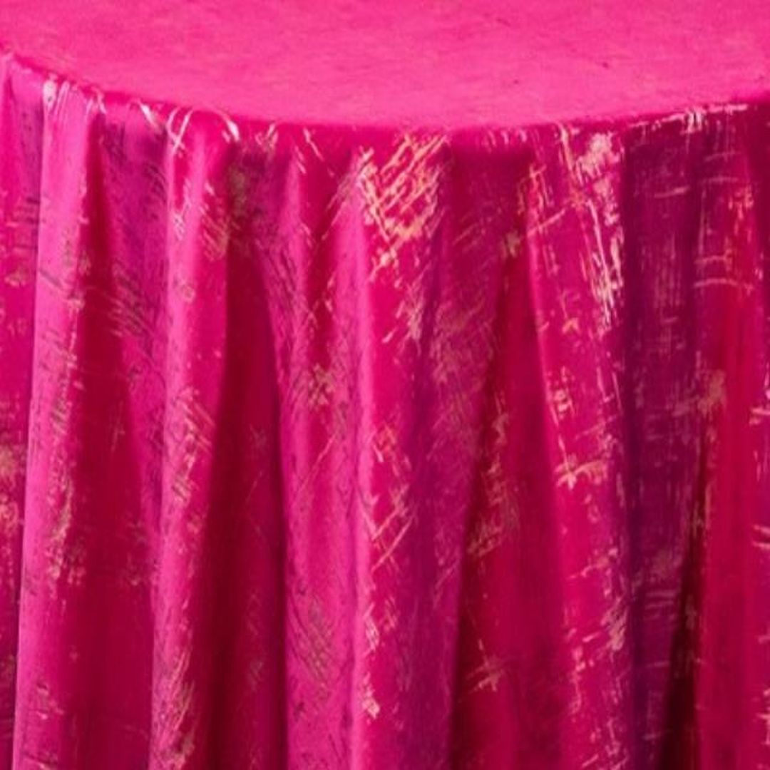 fuchsia etched velvet