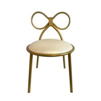 Children's Gold Bow Chair