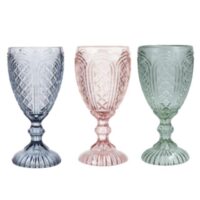 Pastel Colored Glassware Event rentals near Nashville TN