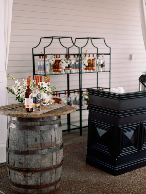 fall wedding bar