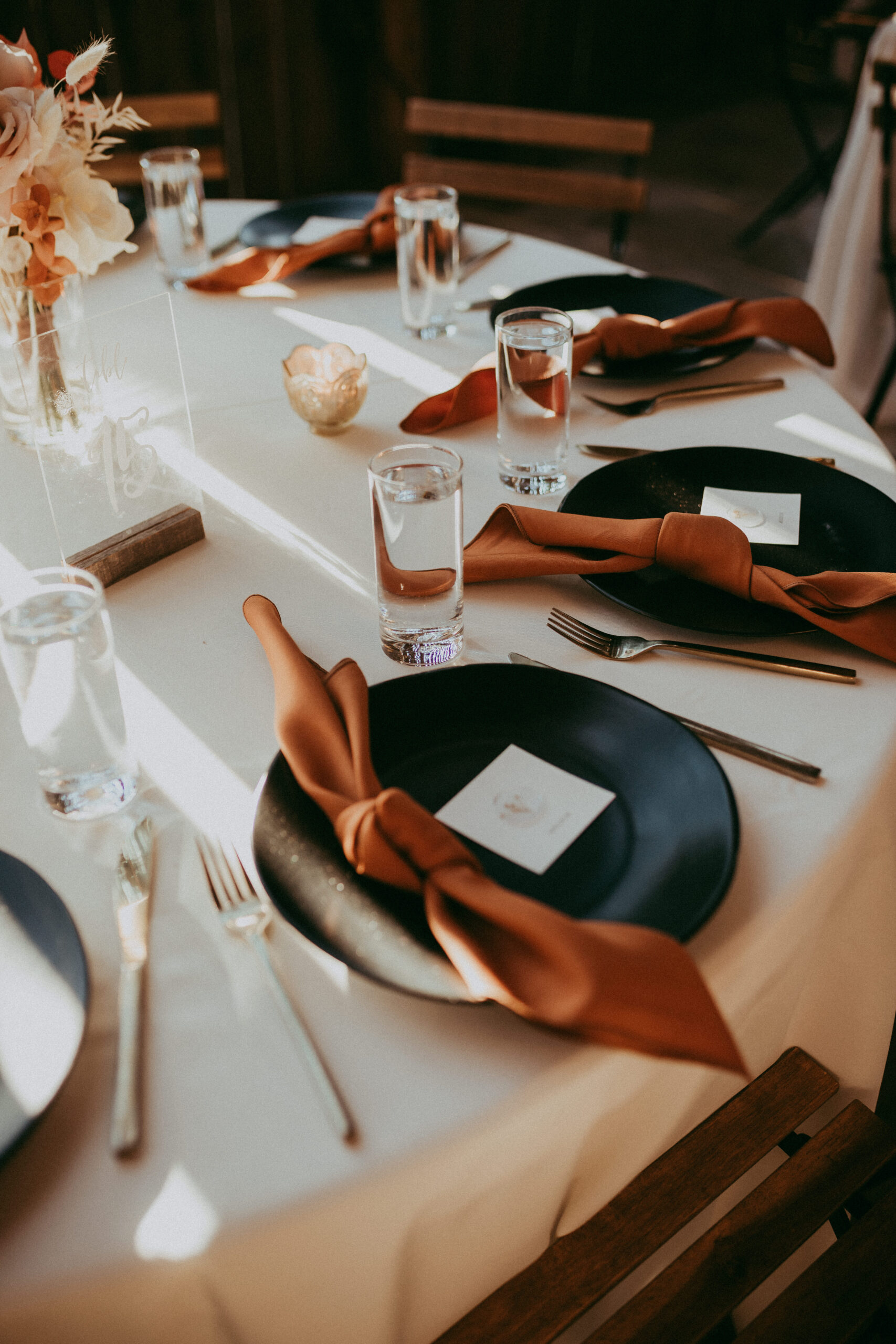fall wedding table ideas