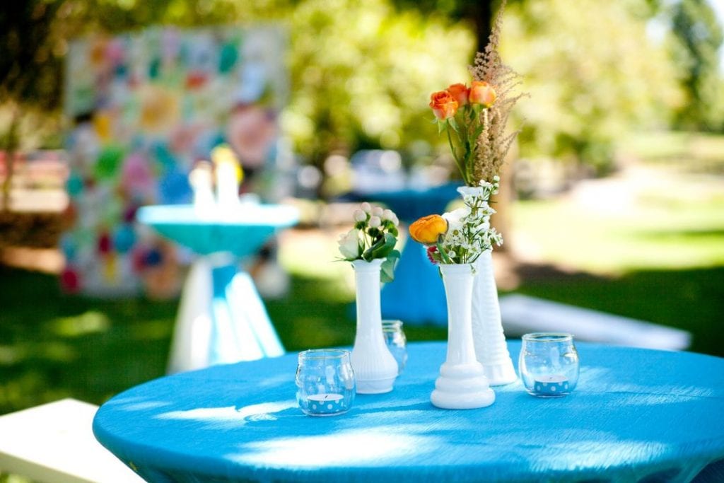 Southern Style: Colorful Backyard Party - Southern Events Party Rental ...