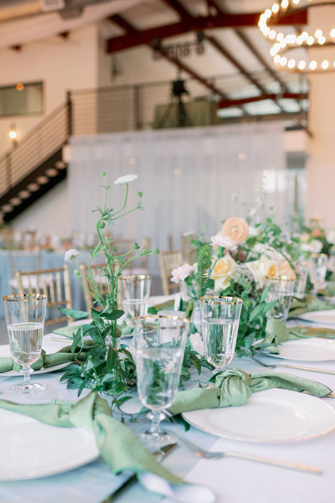 Floral - Green - Event Linen & Decor Rentals