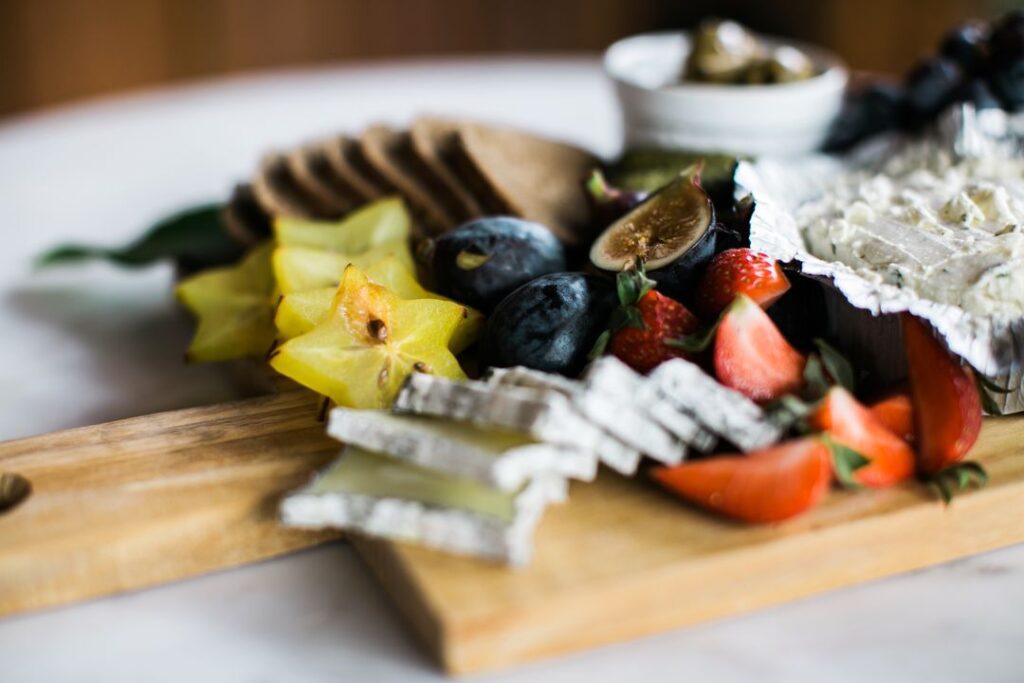 Vegetable, Fruit and Cheese Board - Karista Bennett