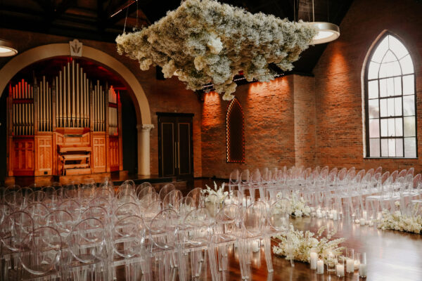 acrylic wedding chair rentals