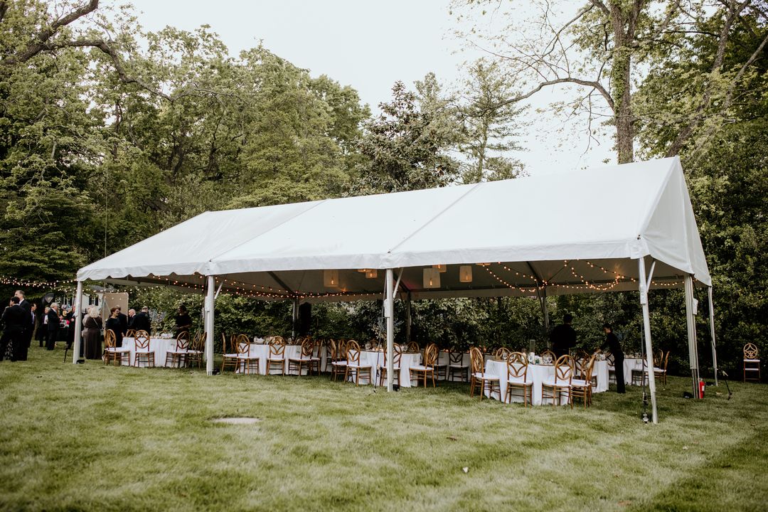 tented wedding reception