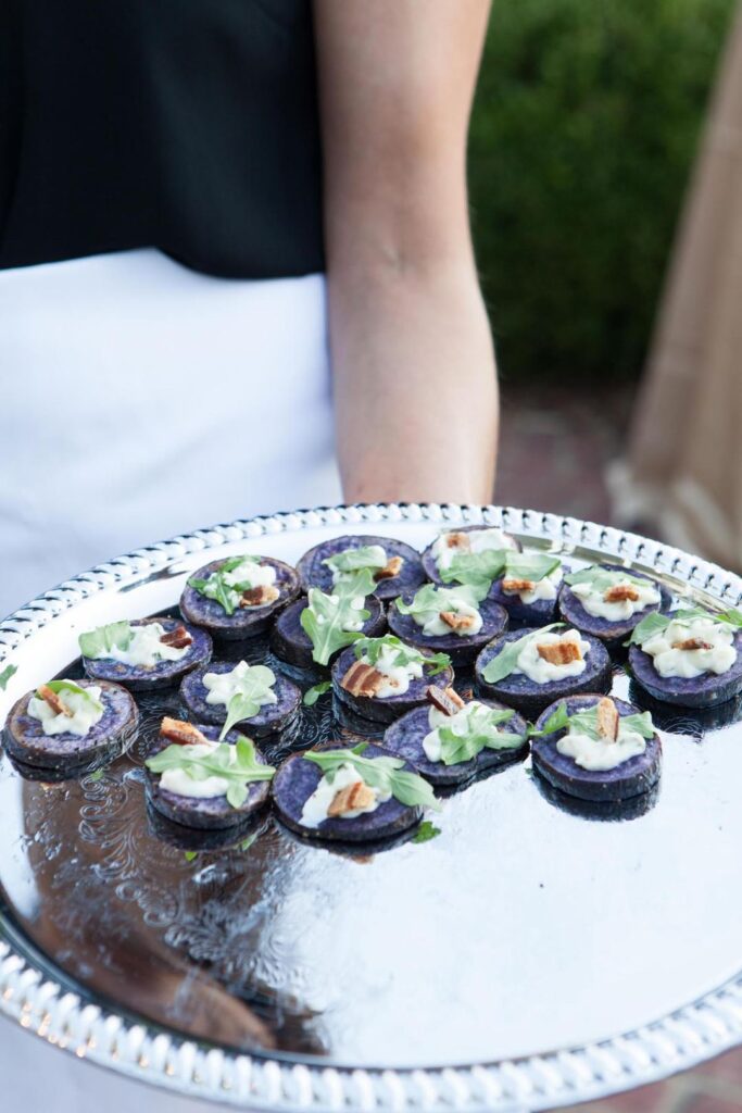 silver serving tray rental