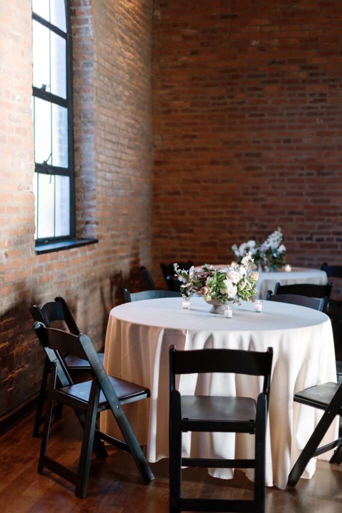 elegant. urban wedding reception