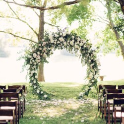 garden wedding backdrop