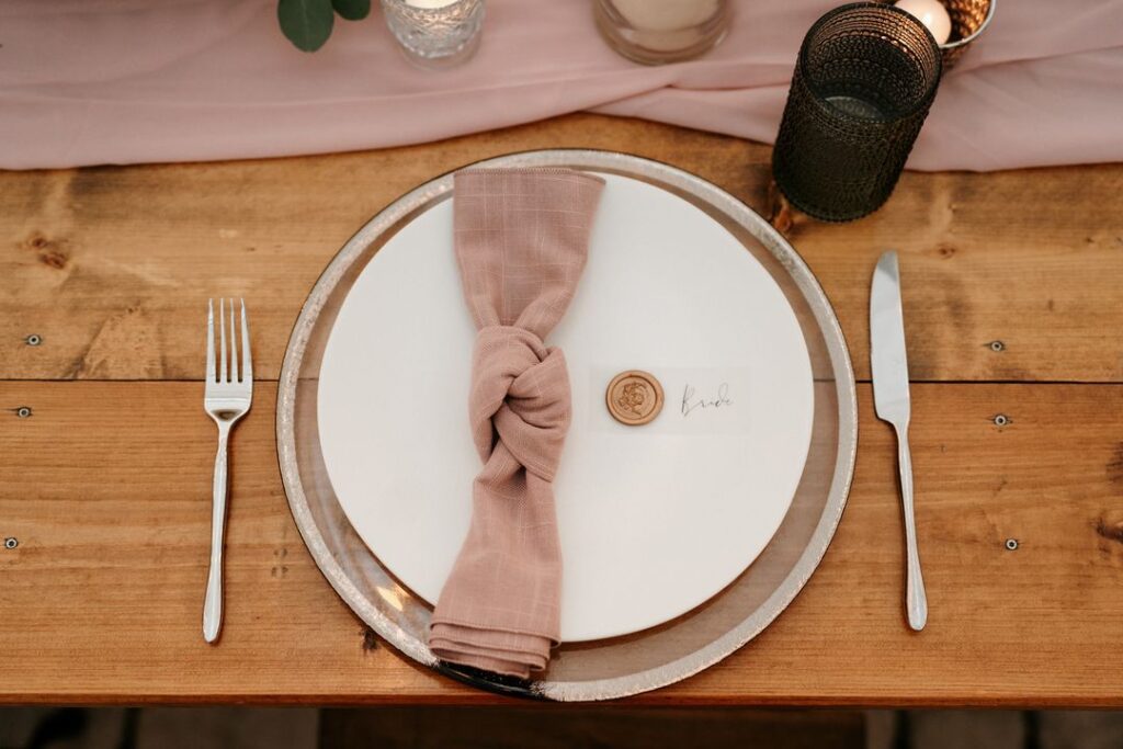 Rust Linen Napkin - Divine Event Rentals