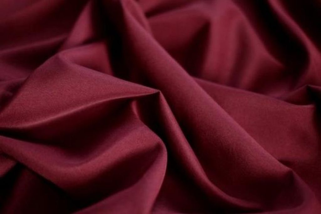 burgundy poly linens