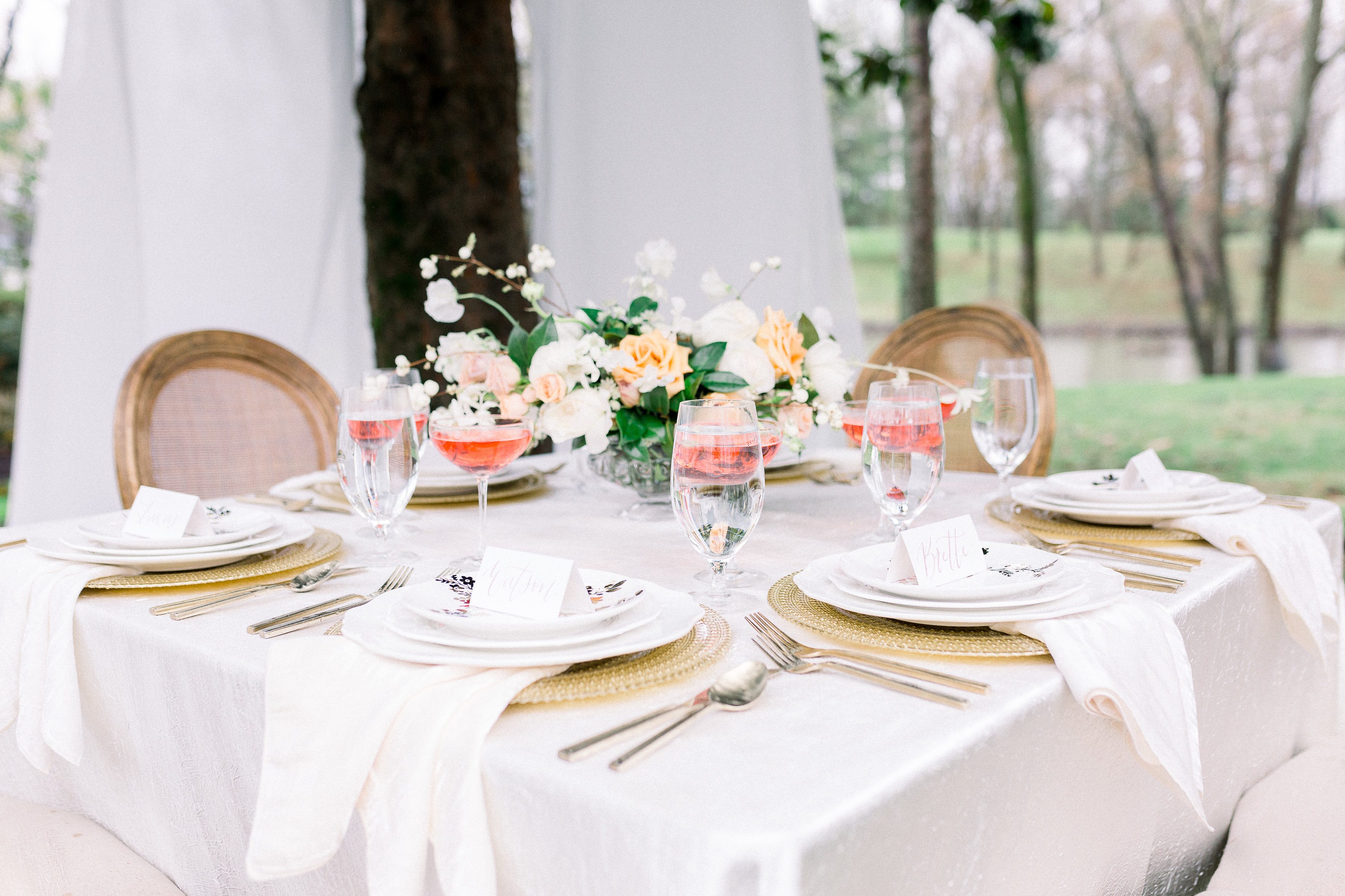 wedding table photo props