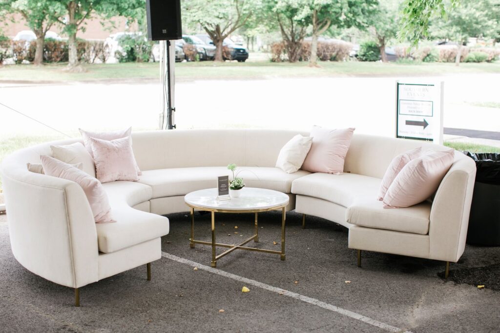Specialty Furniture Rentals luxe sofa