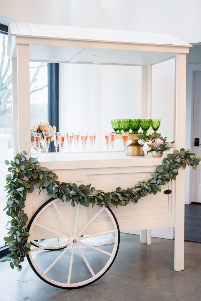 wedding drink station