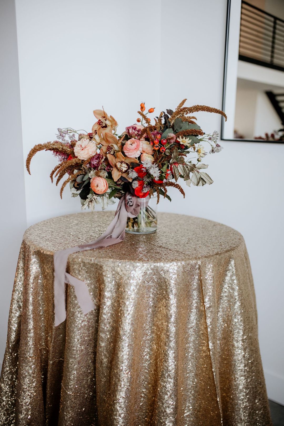 glam boho cocktail table