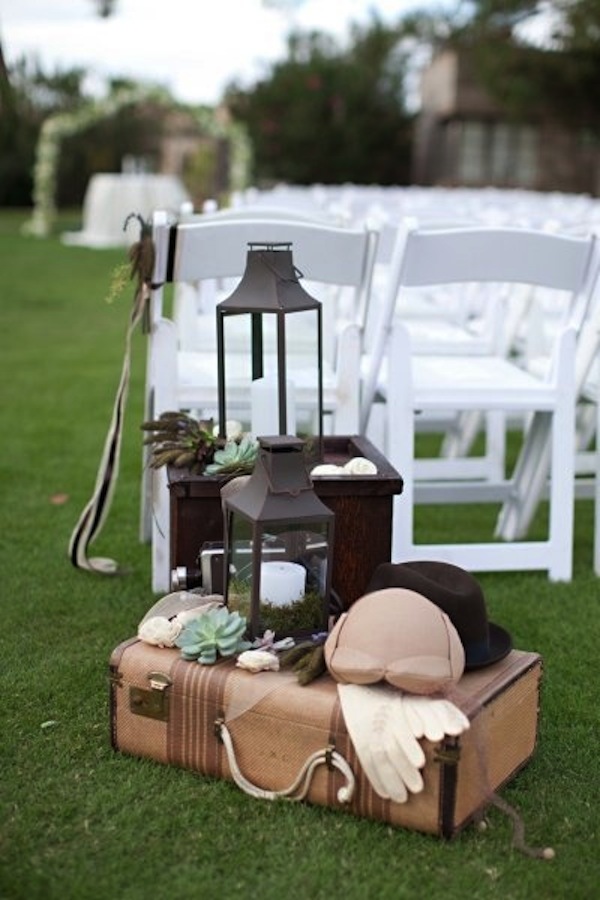 vintage wedding props