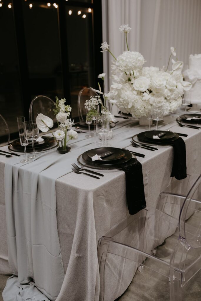 Modern Black And White Wedding At Diamond Creek Southern Events Party Modern Black And White Wedding At Diamond Creek Southern Events Party