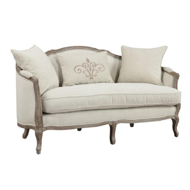 Everly cream sofa