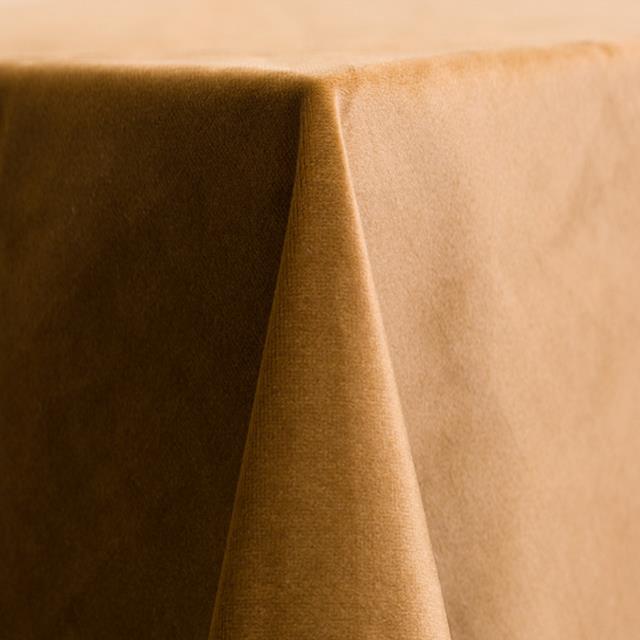 golden velvet linens