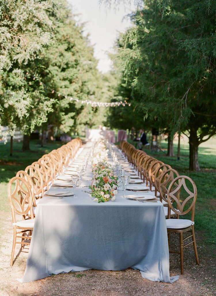 cottagecore wedding table