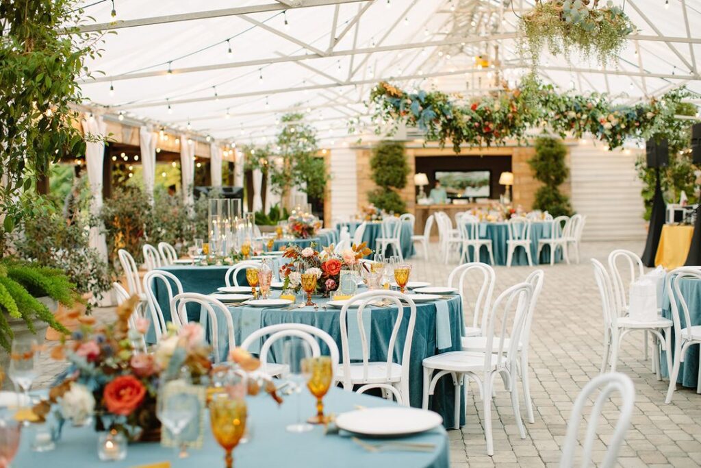 retro chic colorful wedding