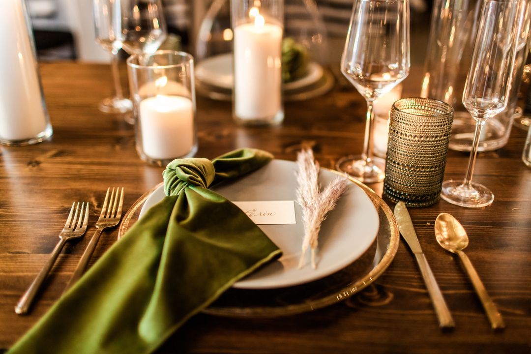 Distressed Leather Table Linen Rental Tablecloth