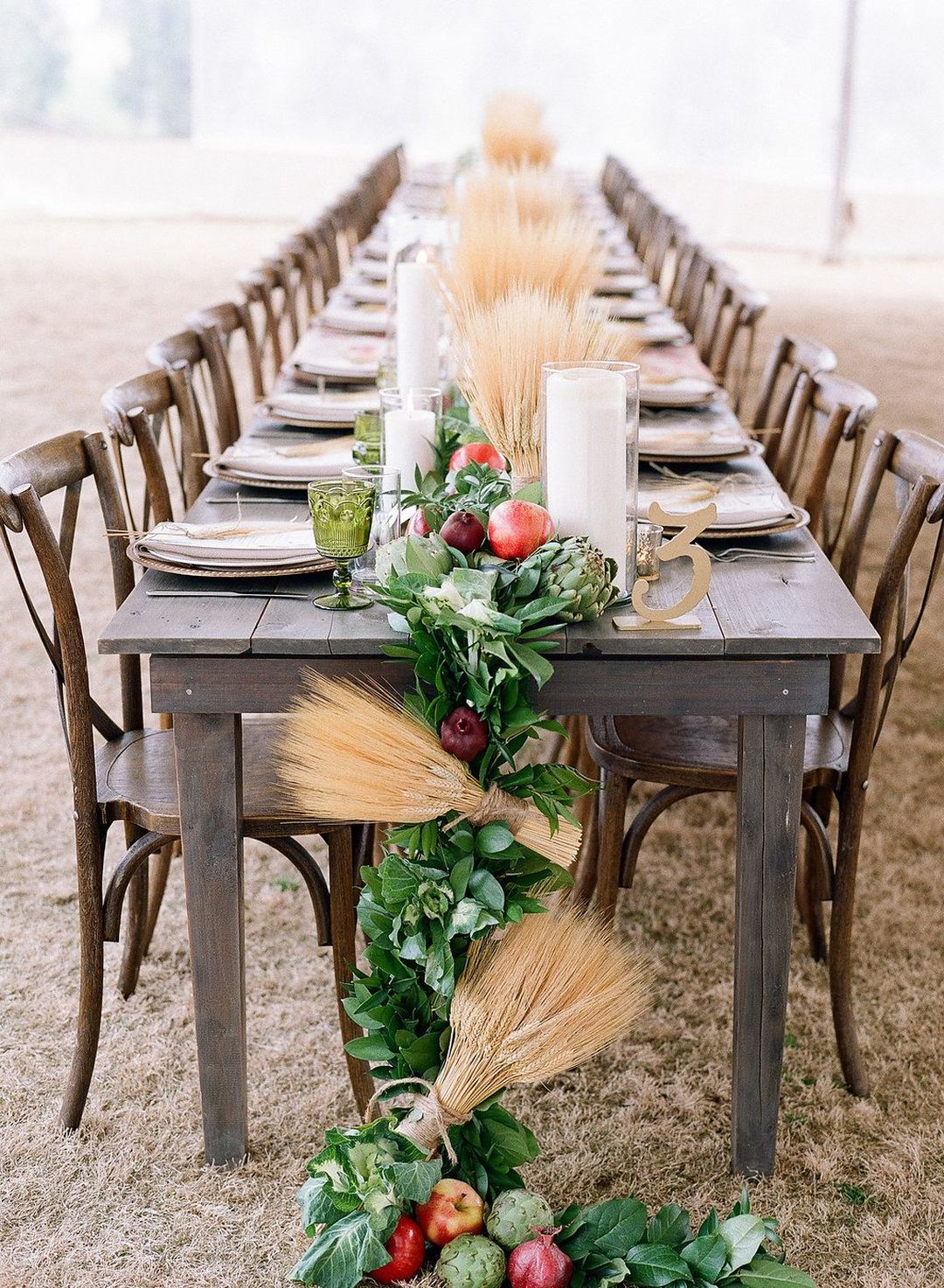 Rosh Hashanah tablescape