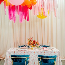 colorful summer party rentals