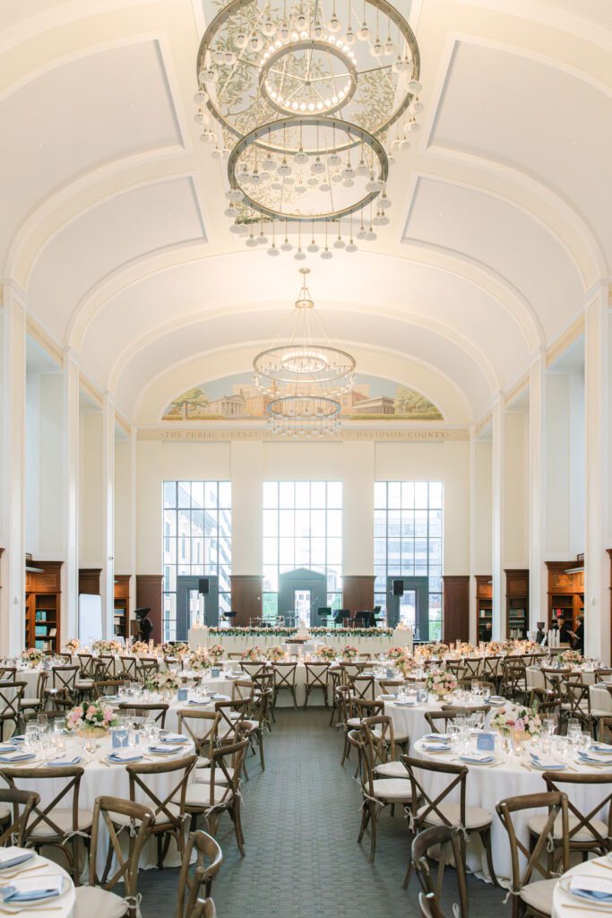 Nashville library wedding reception 