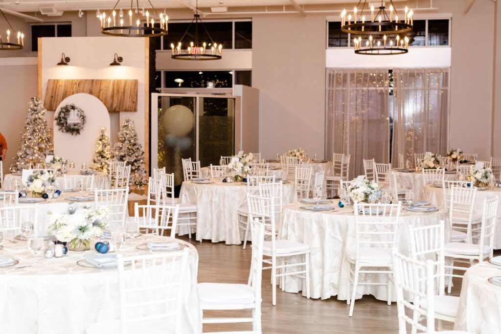 ice blue winter wedding in nashville