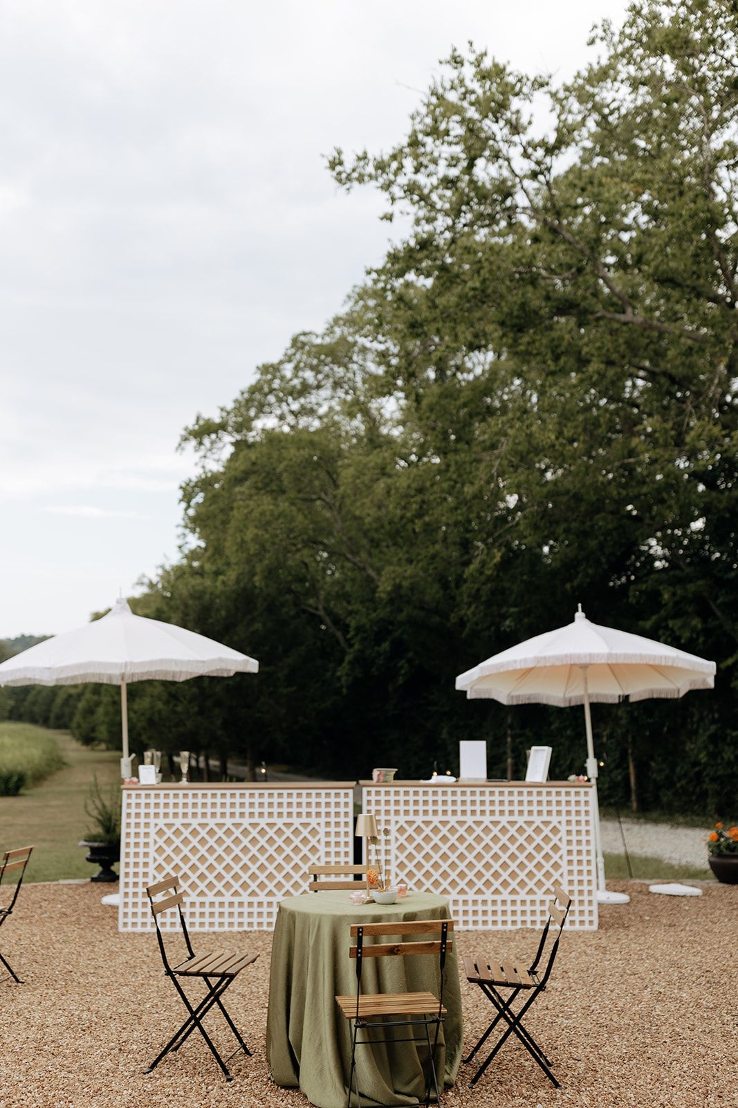 custom event bar rentals in nashville tn, neutral and sage cocktail hour