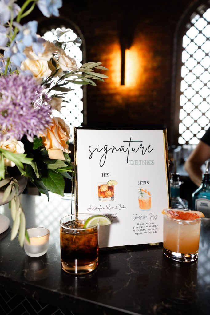 wedding cocktail bar ideas