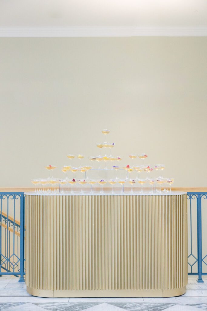 champagne tower rental