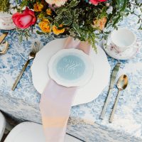 kids garden party table