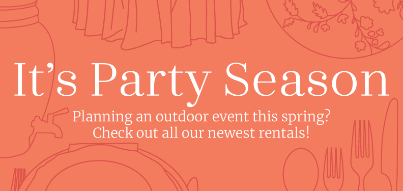 view newest wedding rental items button