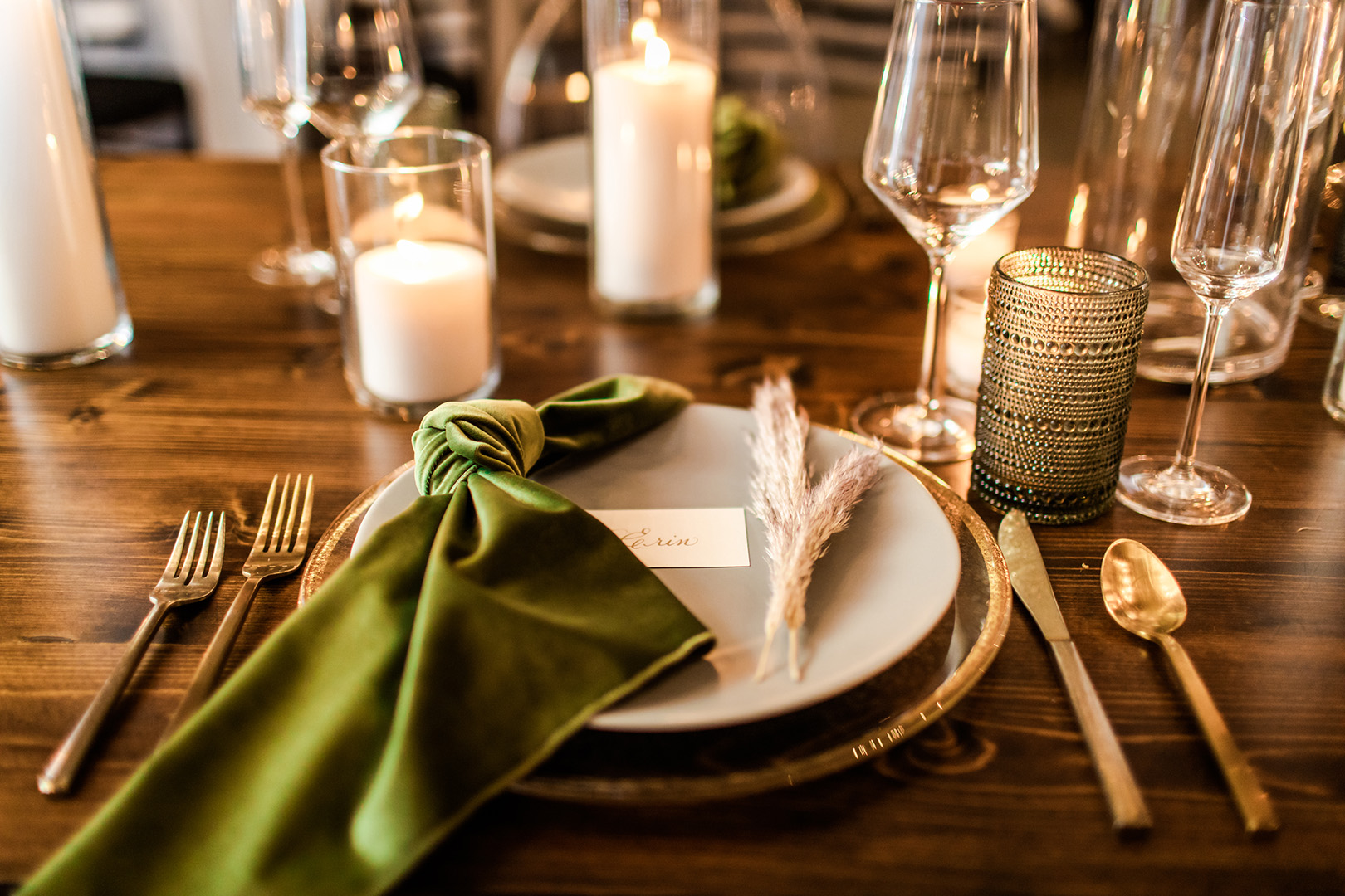 Satin - Bronze Napkin - Celebrations! Party Rentals