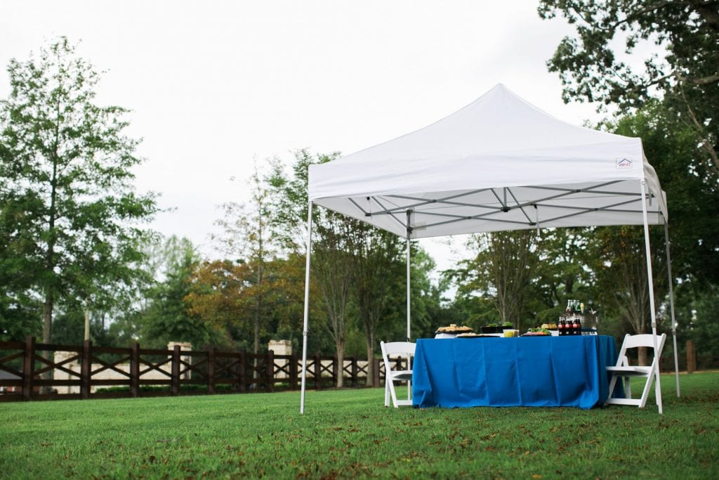 backyard graduation party tent for rent in nashvillr